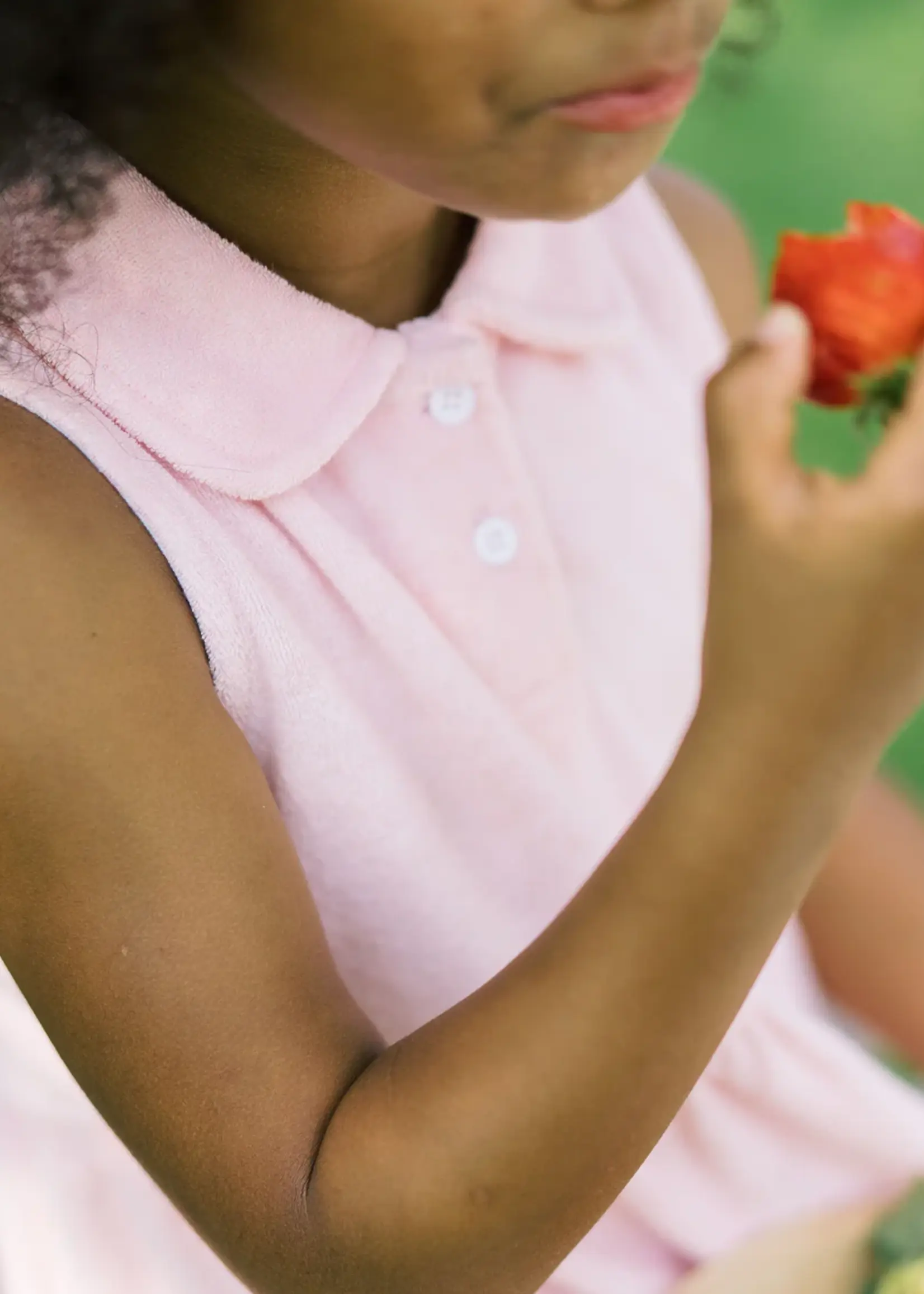 Minnow girls french terry tennis dress