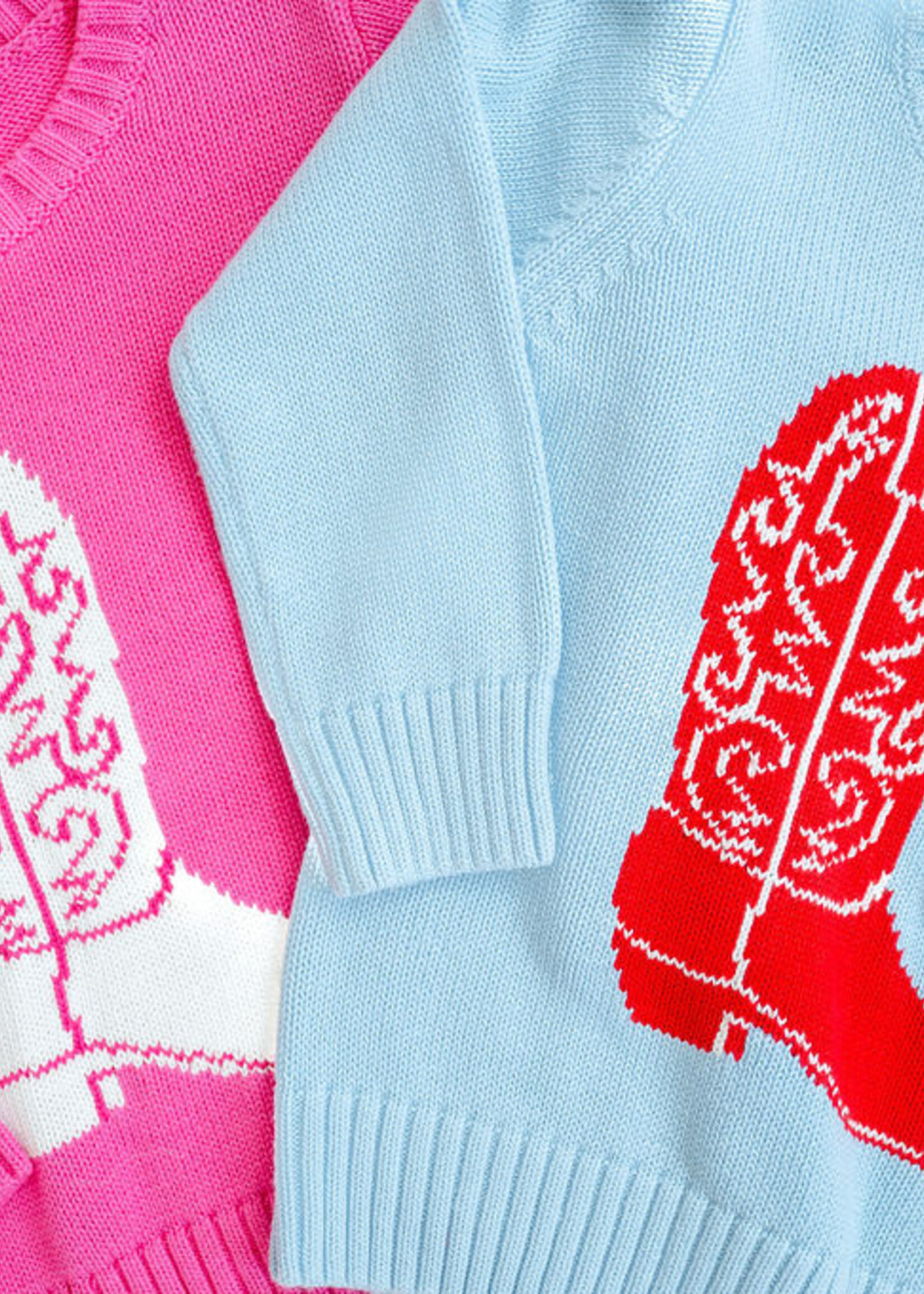 Ruth & Ralph Cowboy Boot Sweater