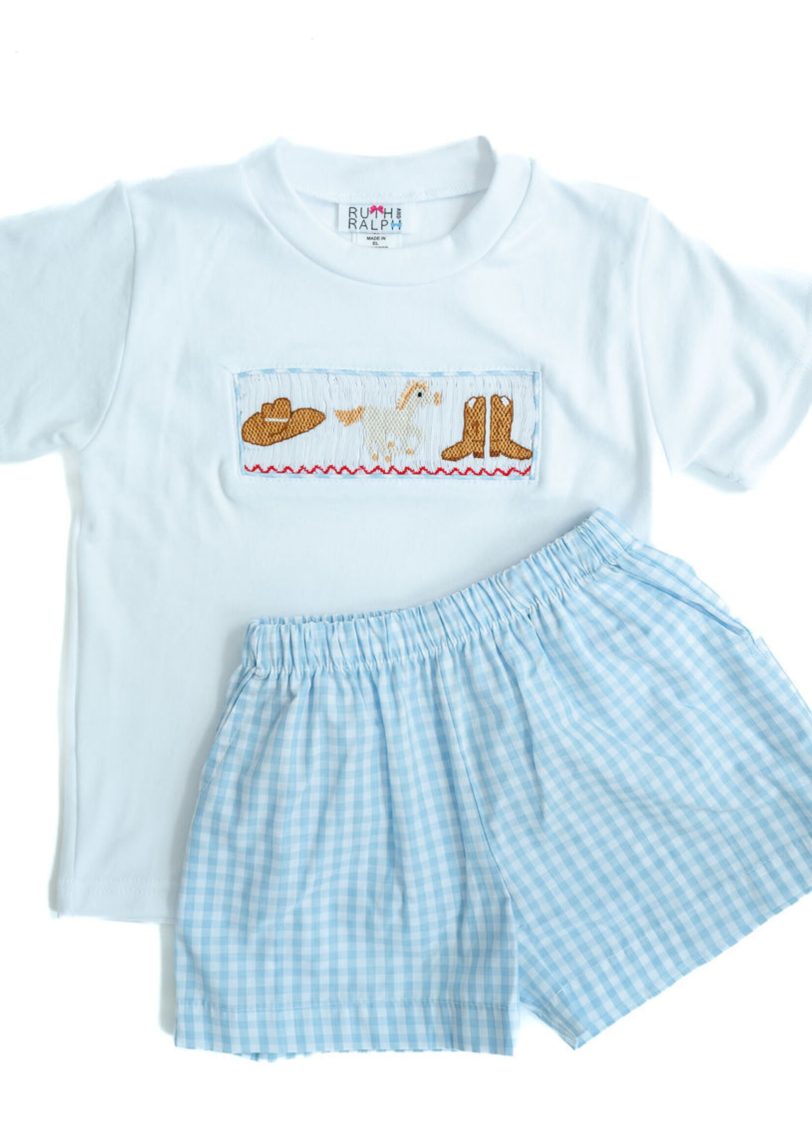 Ruth & Ralph Rodeo Beau T-Shirt/Shorts Set