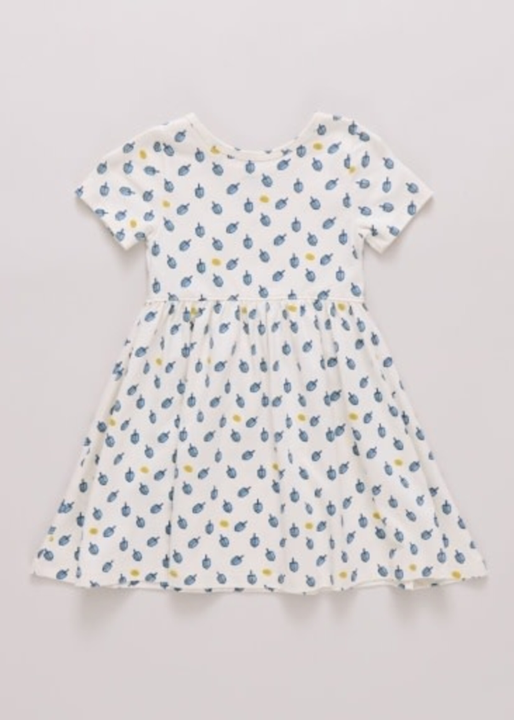 Pink Chicken sunny dress - tossed dreidels