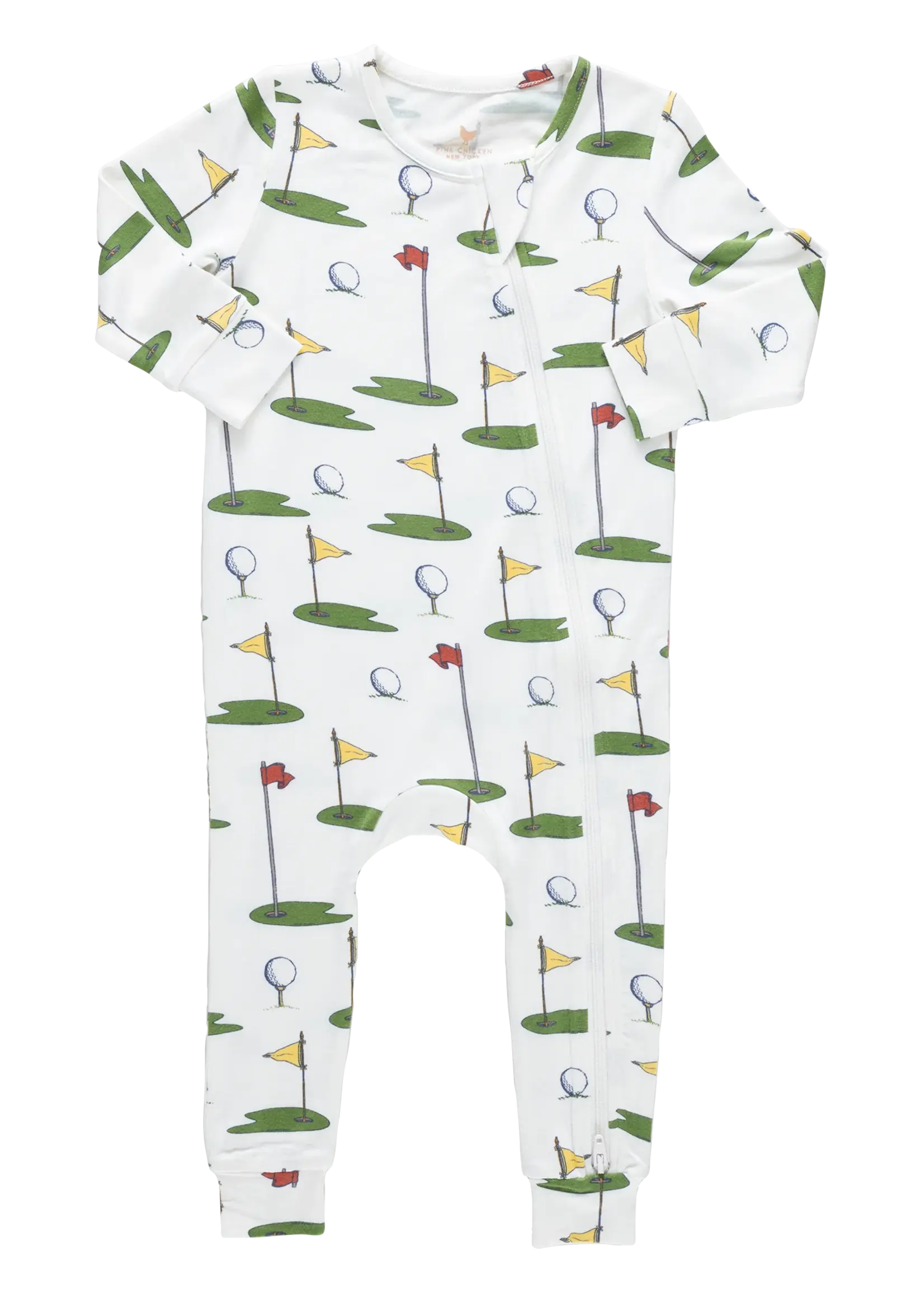 Pink Chicken Baby Bamboo Romper