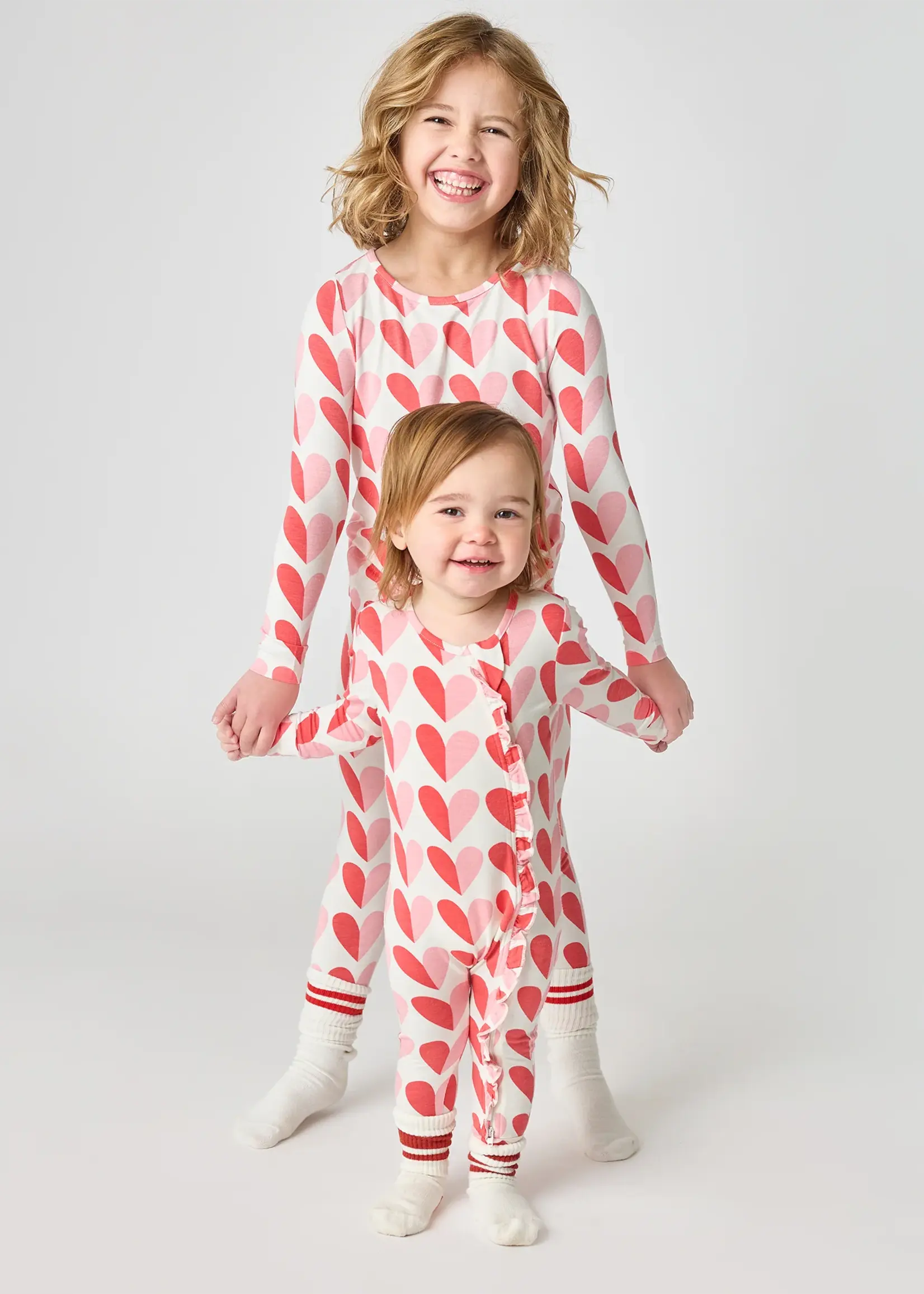 Pink Chicken kids bamboo pj set