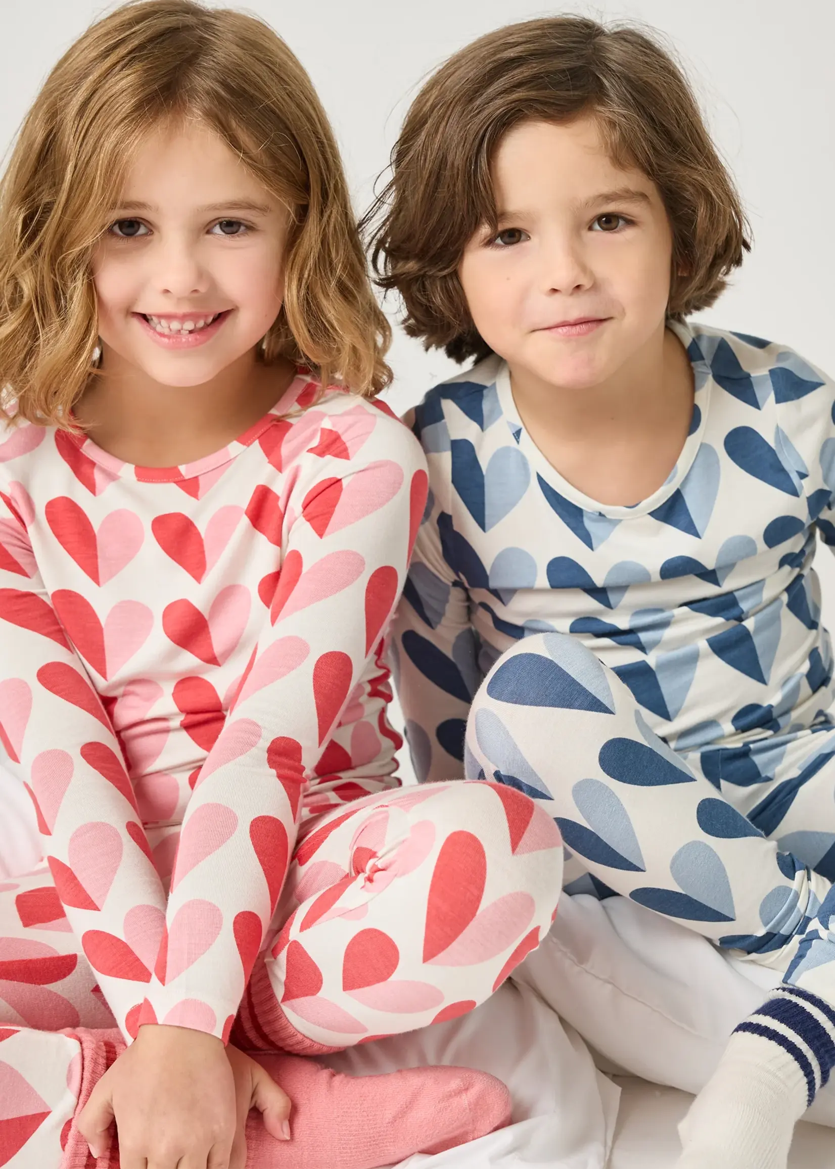 Pink Chicken kids bamboo pj set