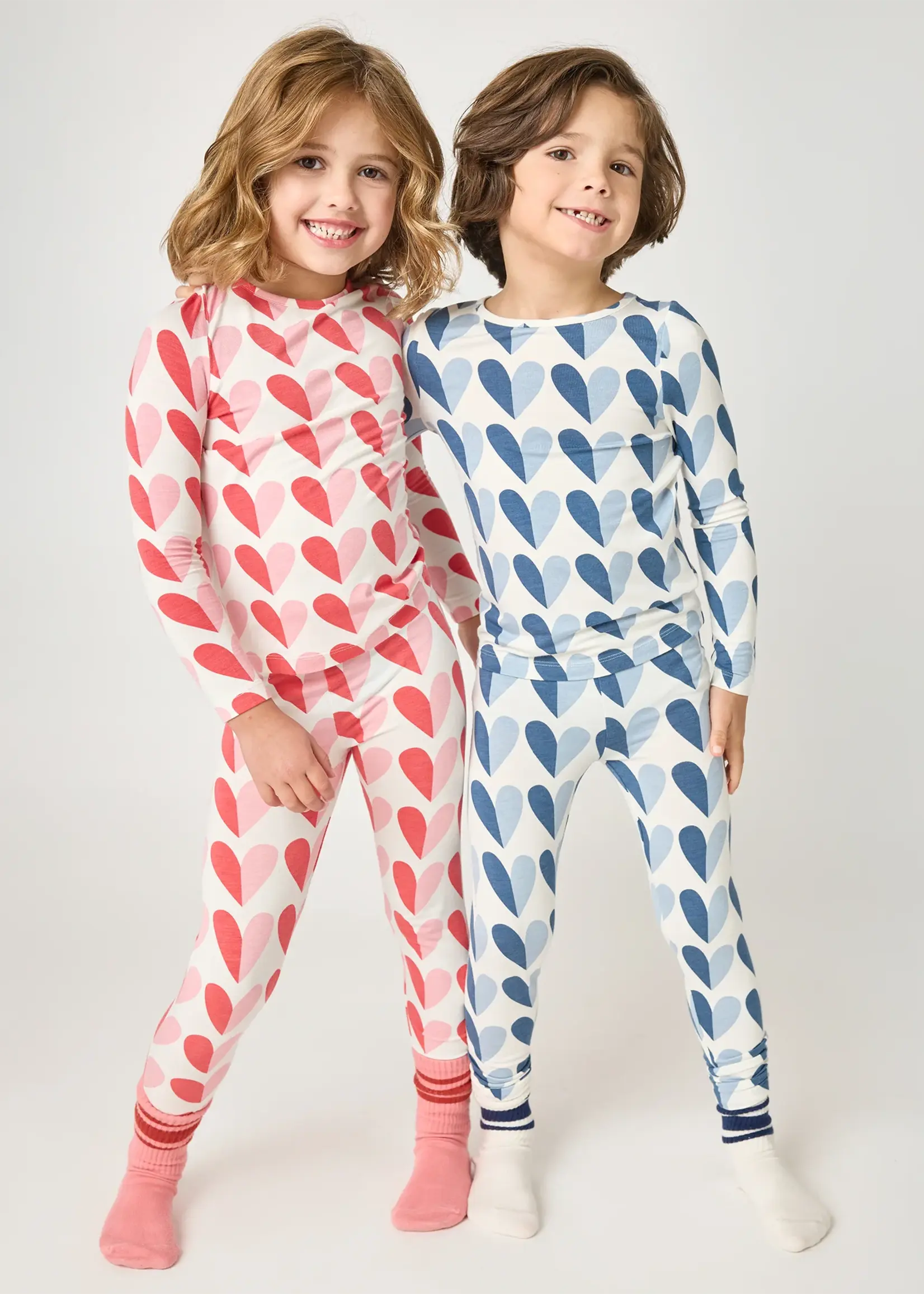 Pink Chicken kids bamboo pj set