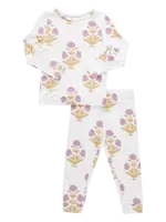 Pink Chicken kids bamboo pj set