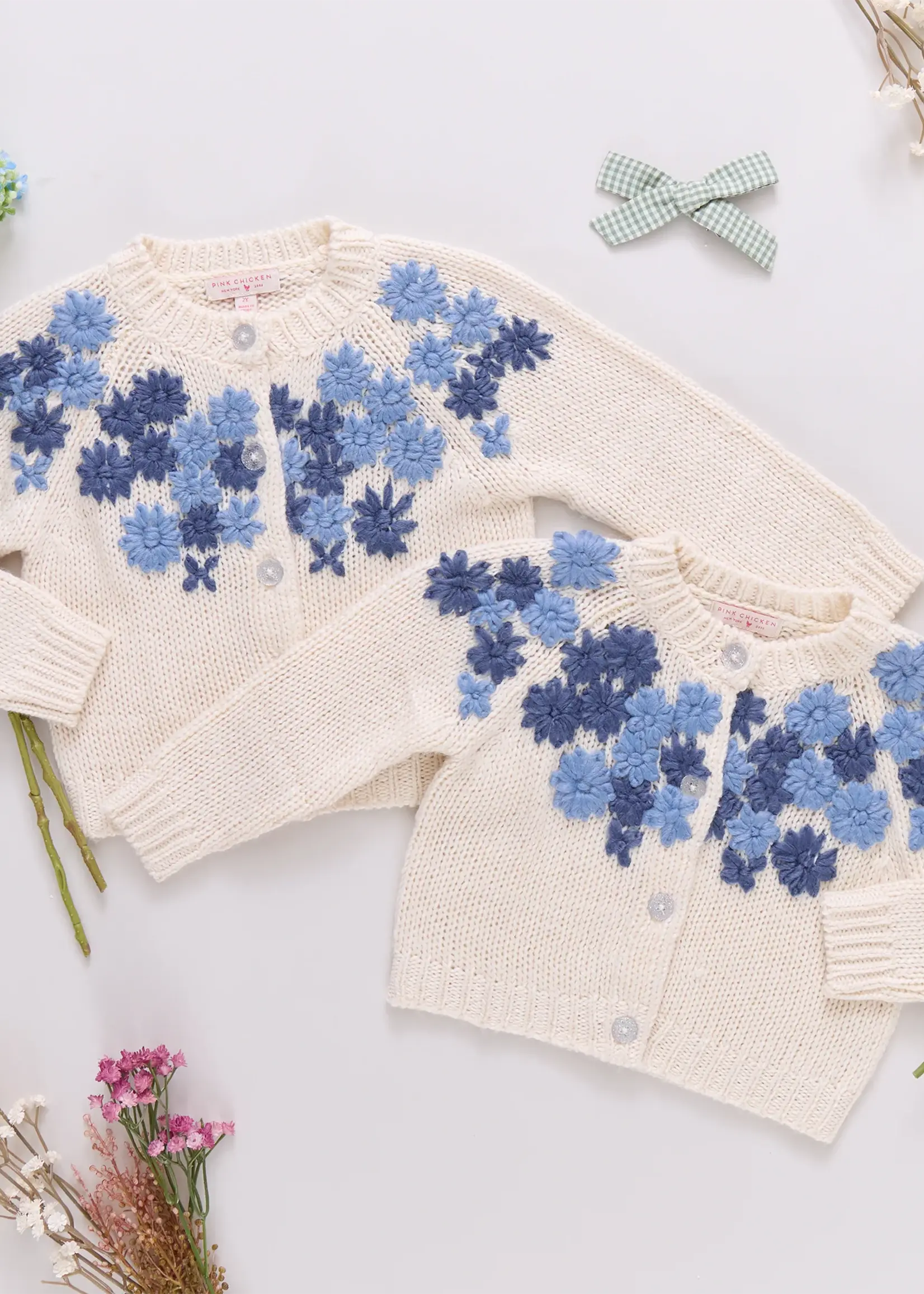 Pink Chicken Girls Blossom Sweater