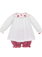 Anavini VALENTINE HEARTS bishop bloomer set