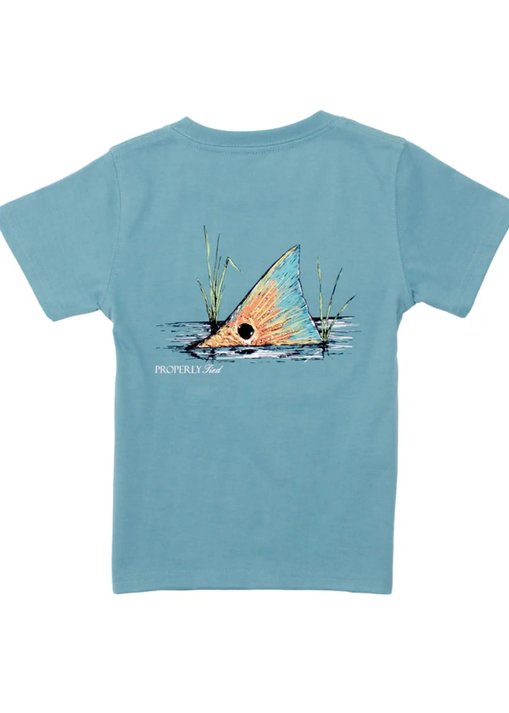 Properly Tied Boys Redfish Tail SS