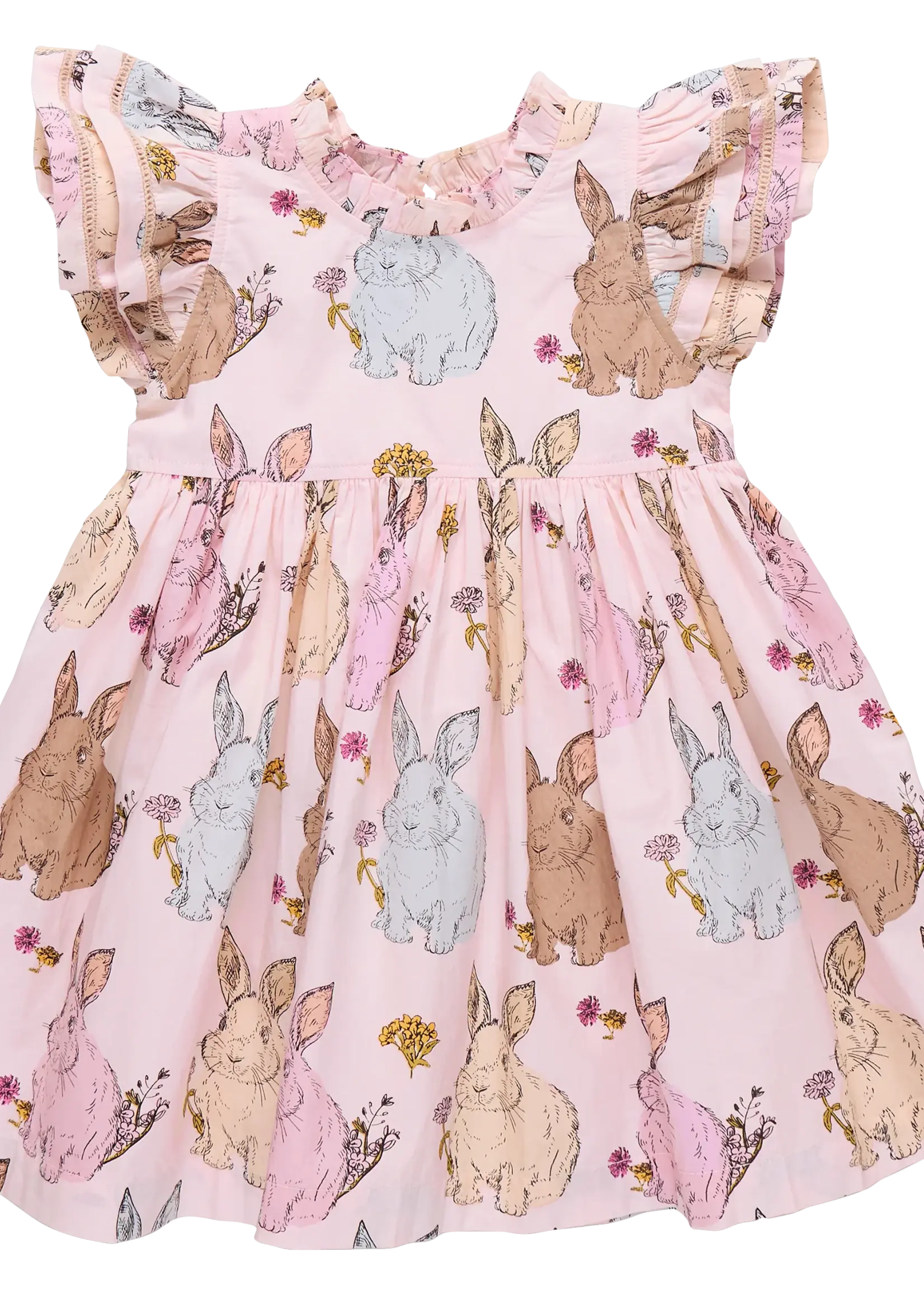 Pink Chicken Girls Jennifer Double Ruffle Dress