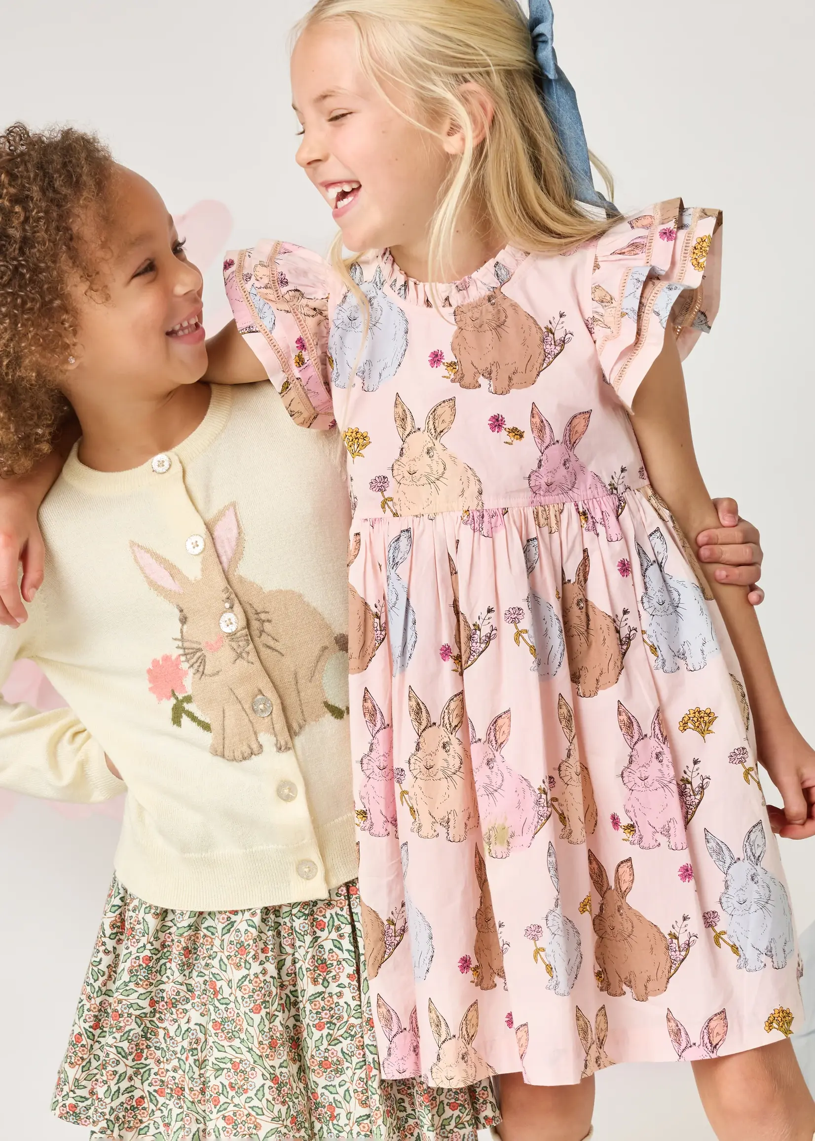 Pink Chicken Girls Jennifer Double Ruffle Dress
