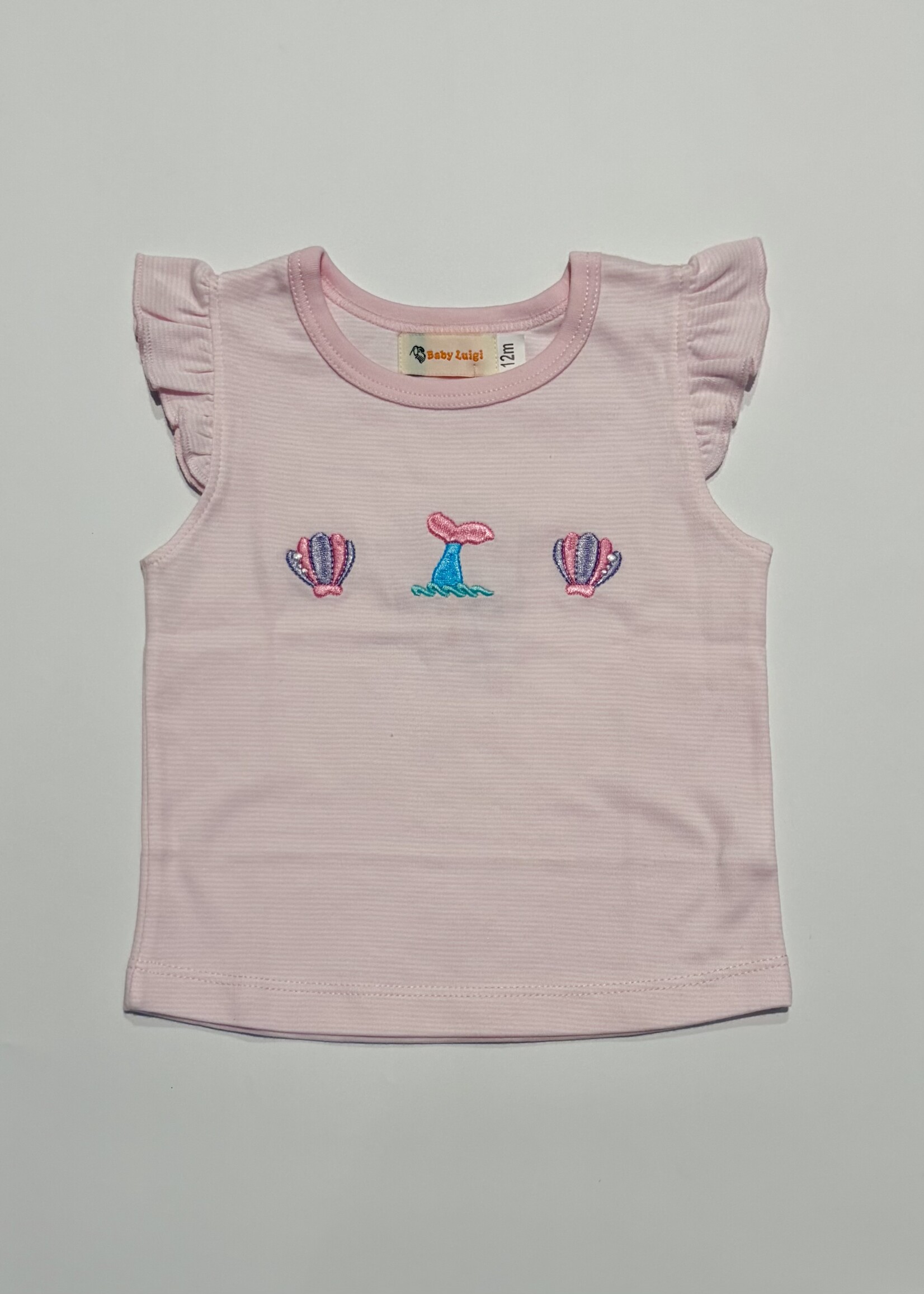 Luigi Kids Girls S/S Clams and Mermaid Tail