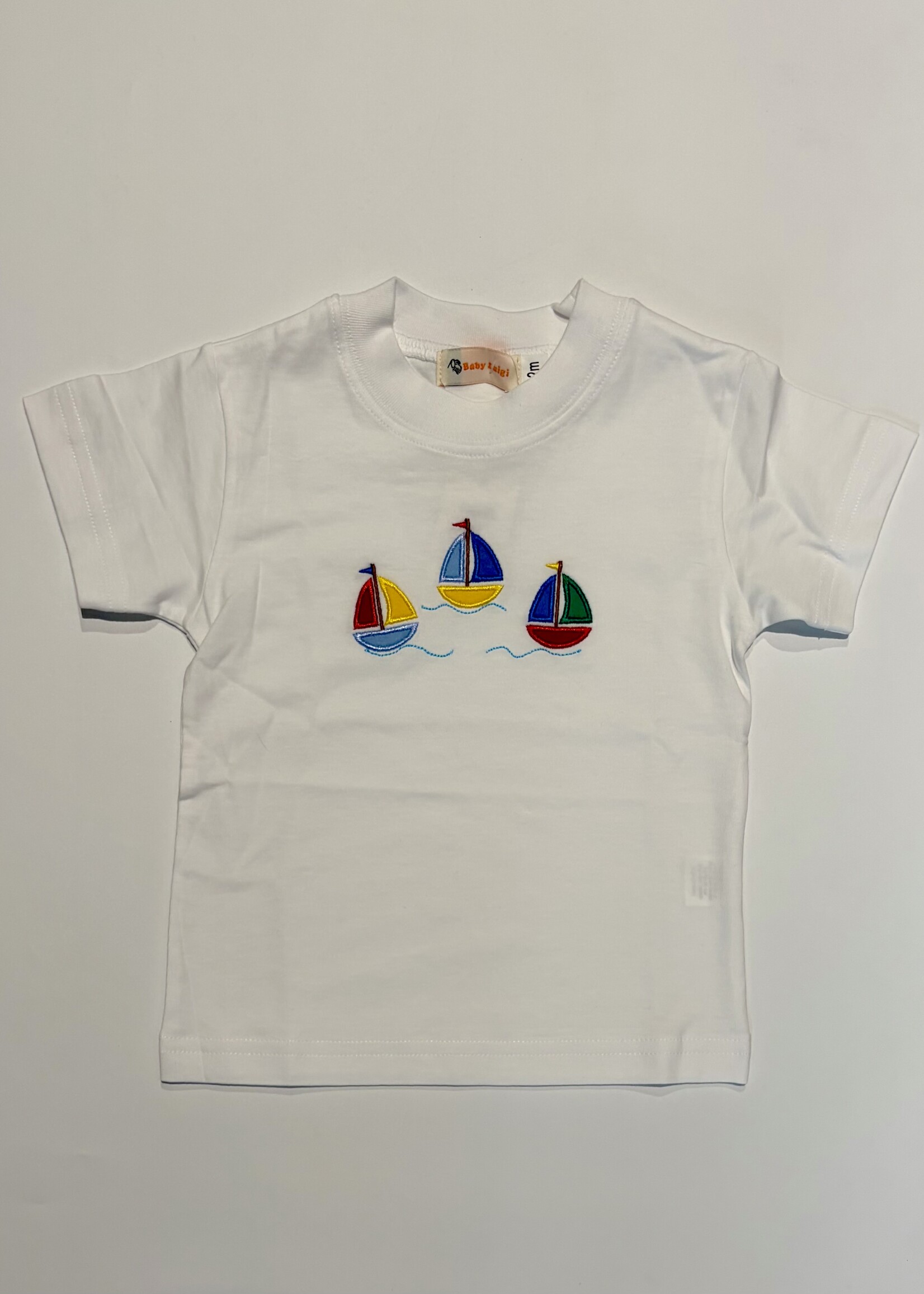 Luigi Kids Boys  S/S Three Sailboats