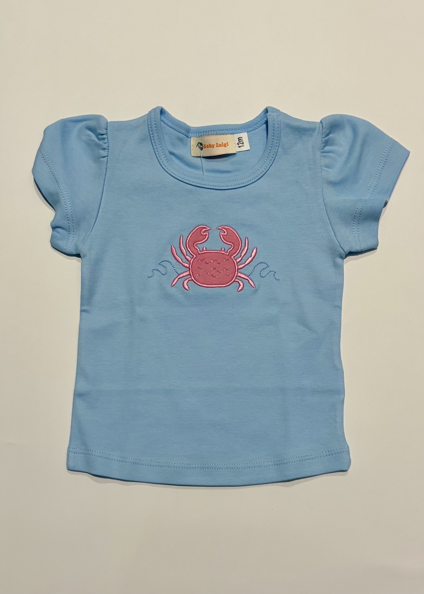 Luigi Kids Girls S/S Crab w/ Waves