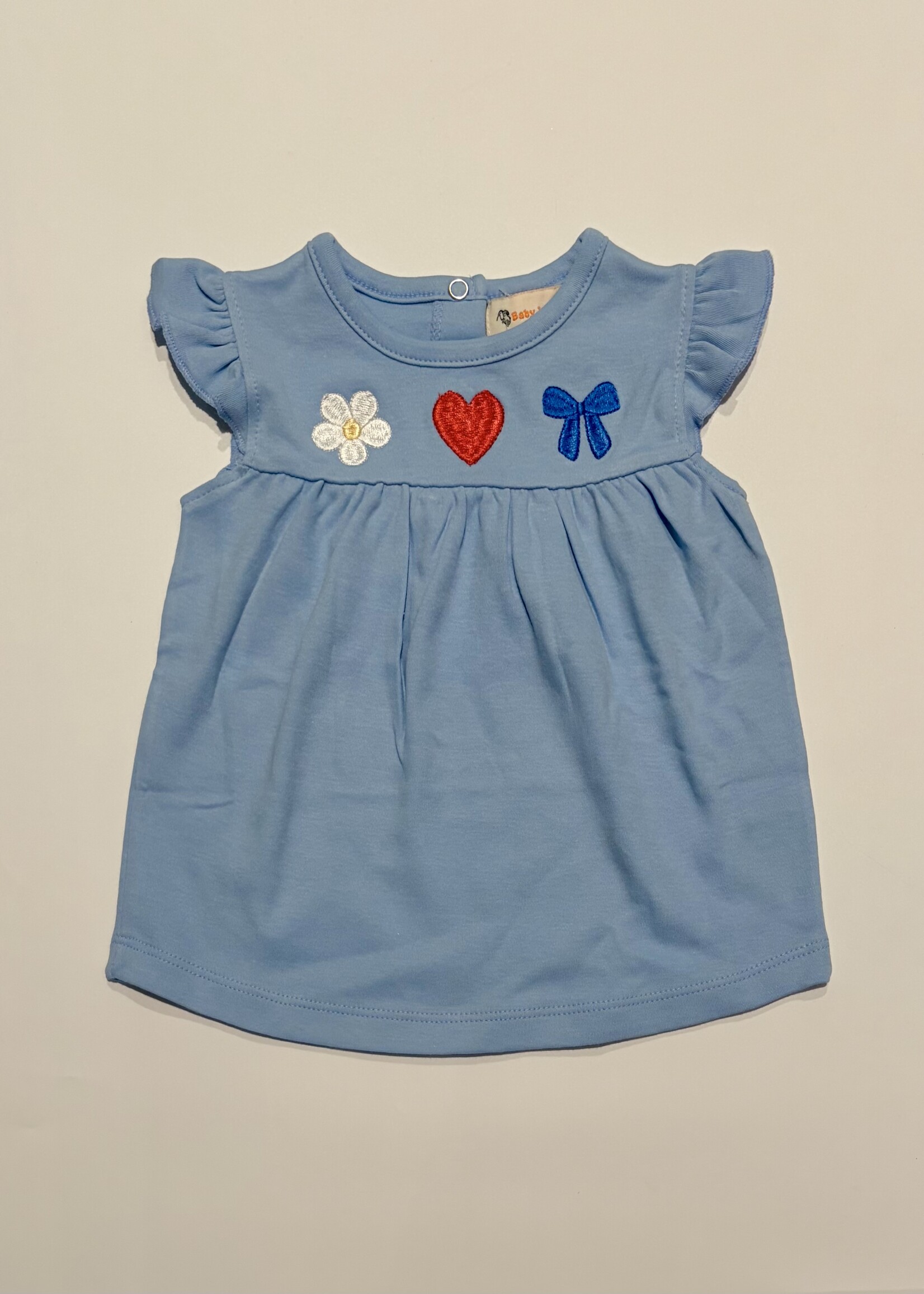Luigi Kids Girls S/S Heart, Flower, Bow