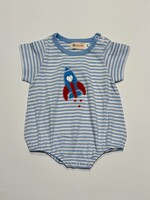 Luigi Kids Boy Stripe Rocket w/Hearts Onesie