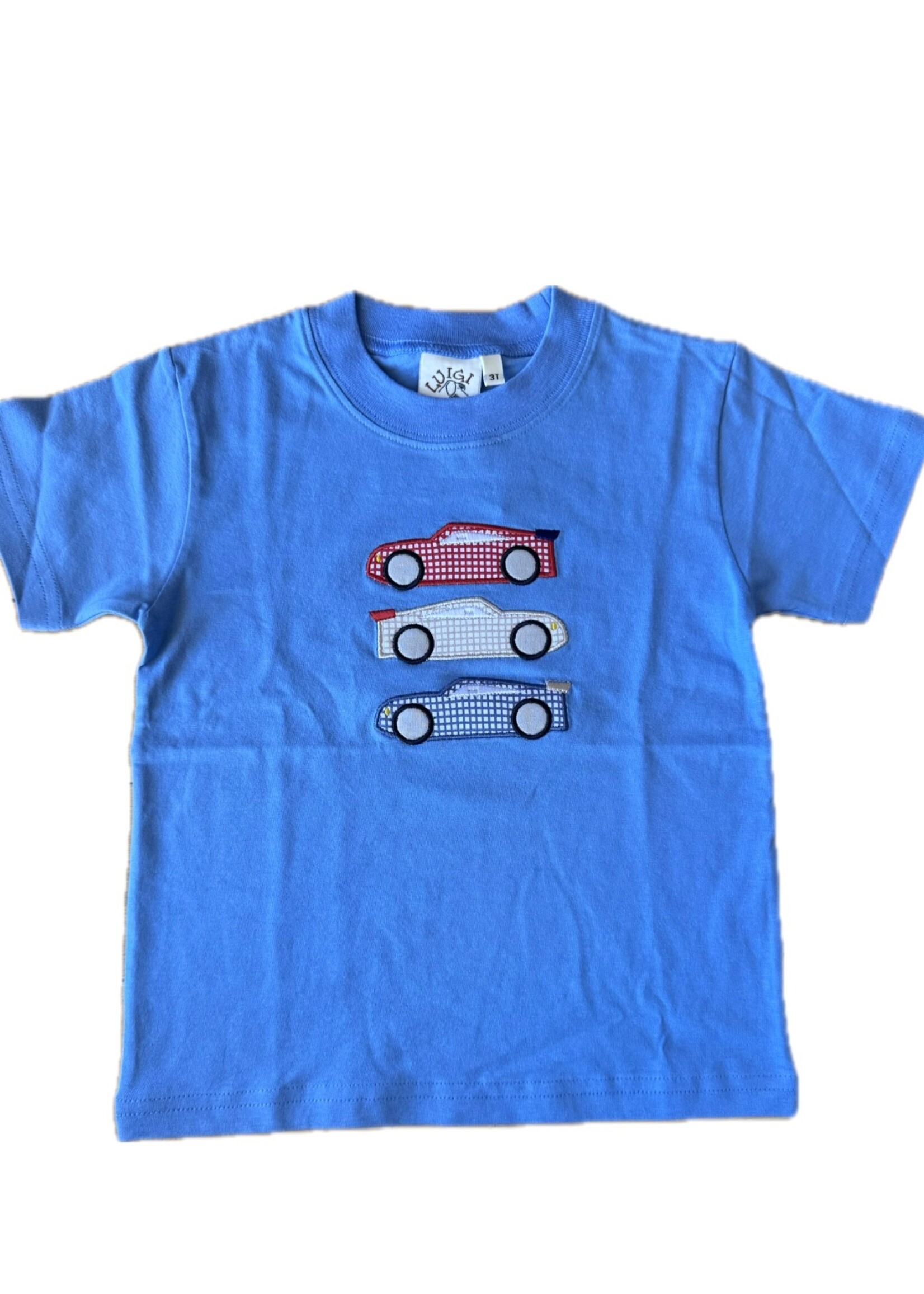 Luigi Kids Boys  S/S Three Race Cars