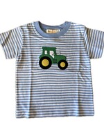 Luigi Kids Boys  S/S Stripe Tractor Wheels