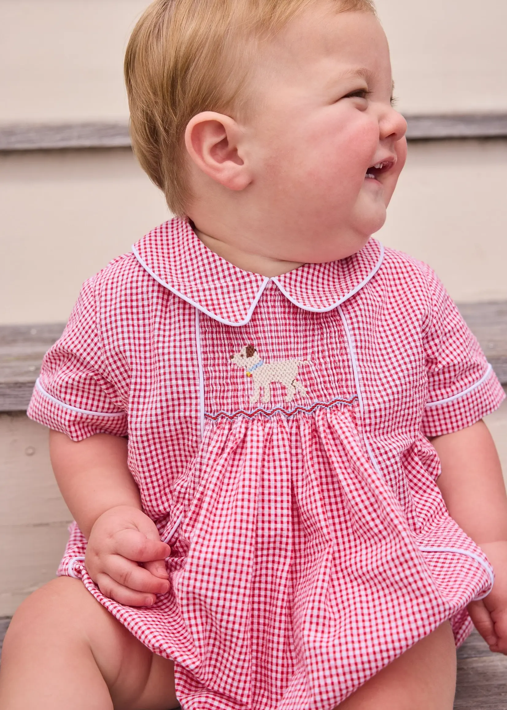 Little English Chest Smocked Bubble