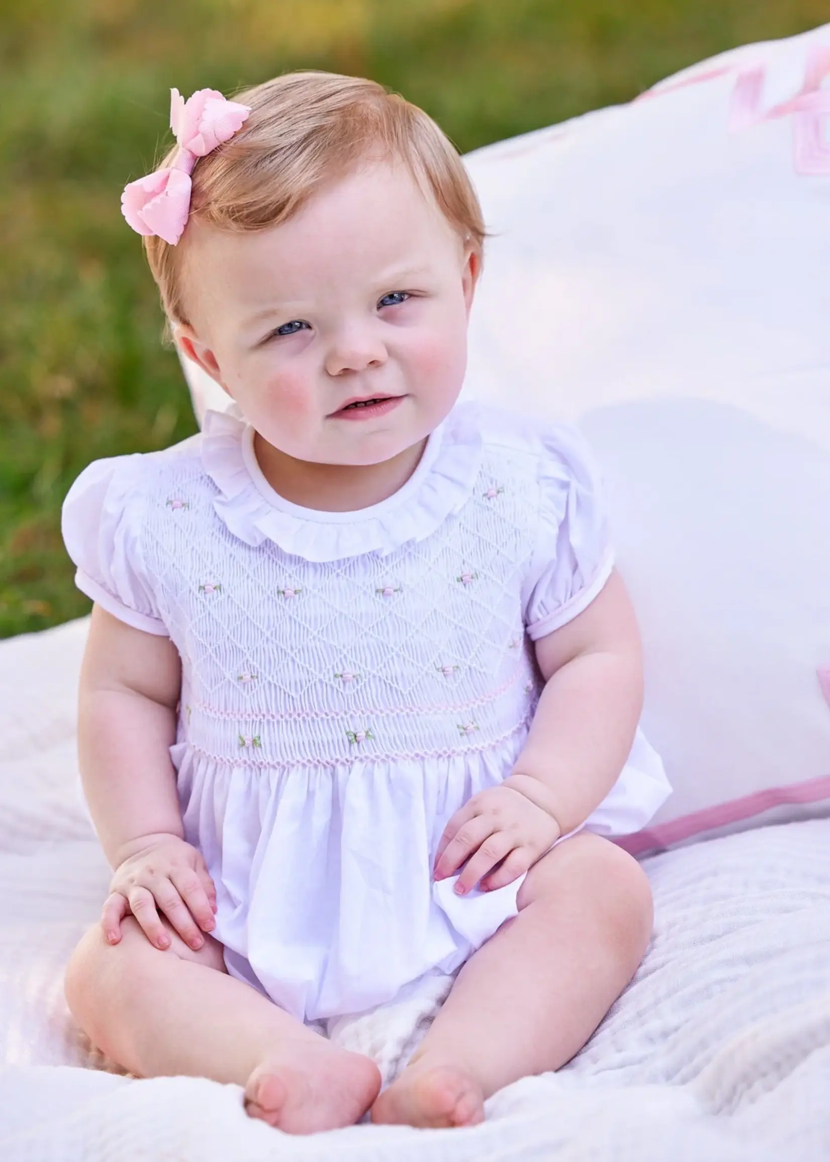 Little English Smocked Claiborne Bubble
