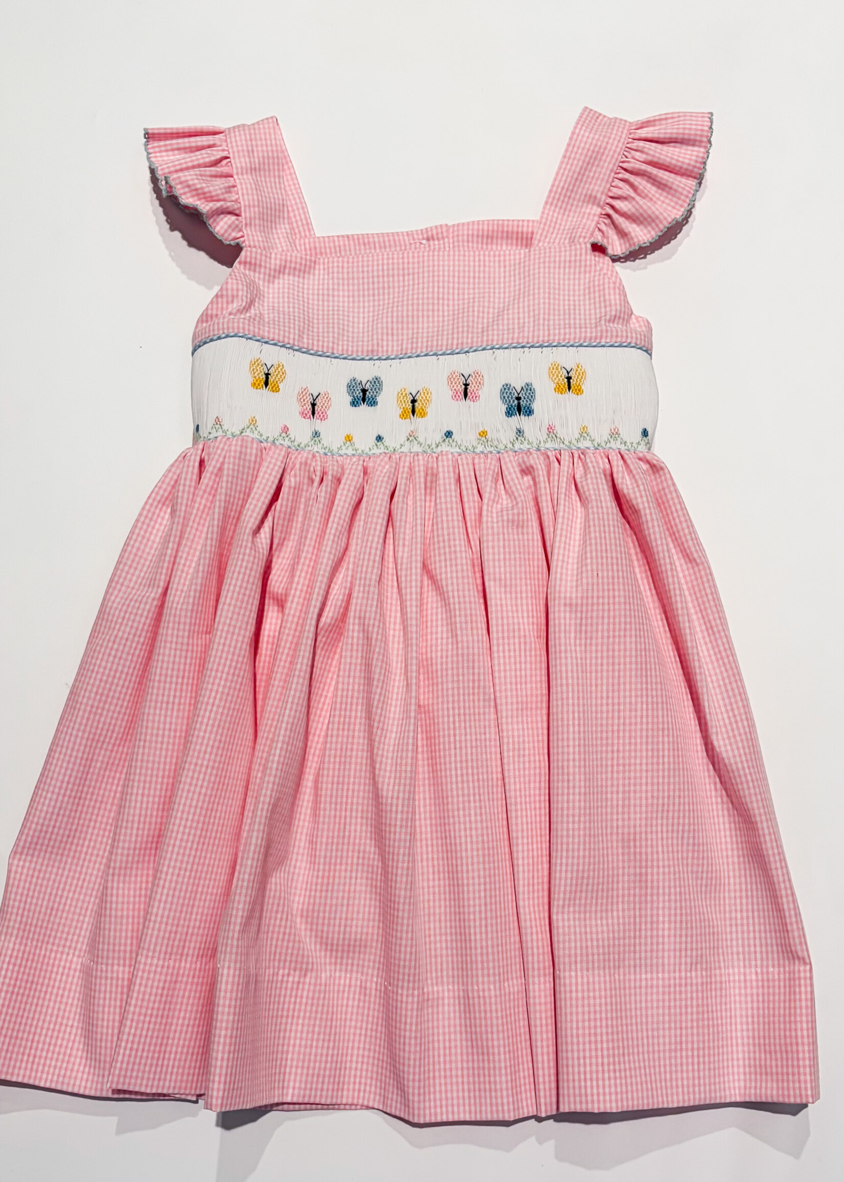 Lulu Bebe Butterfly Smocked Dress