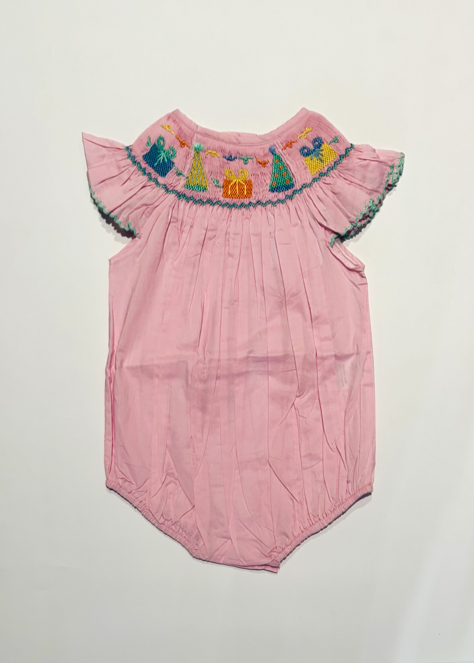 Lulu Bebe Birthday Smocked Bubble