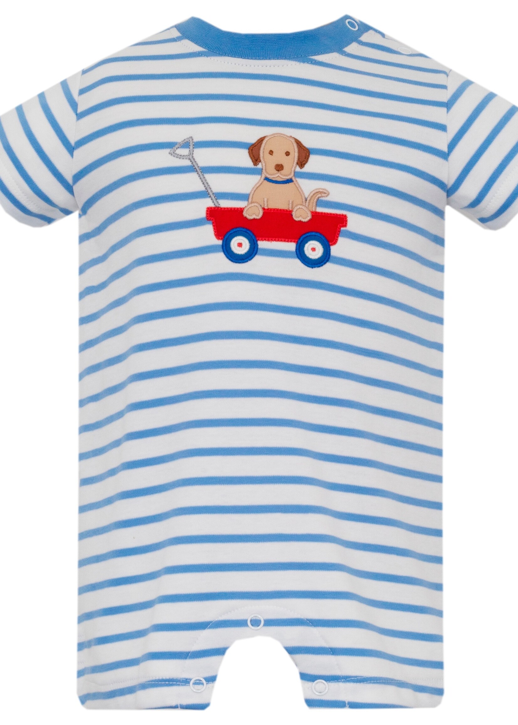 Claire and Charlie Dog Ride Romper Bubble