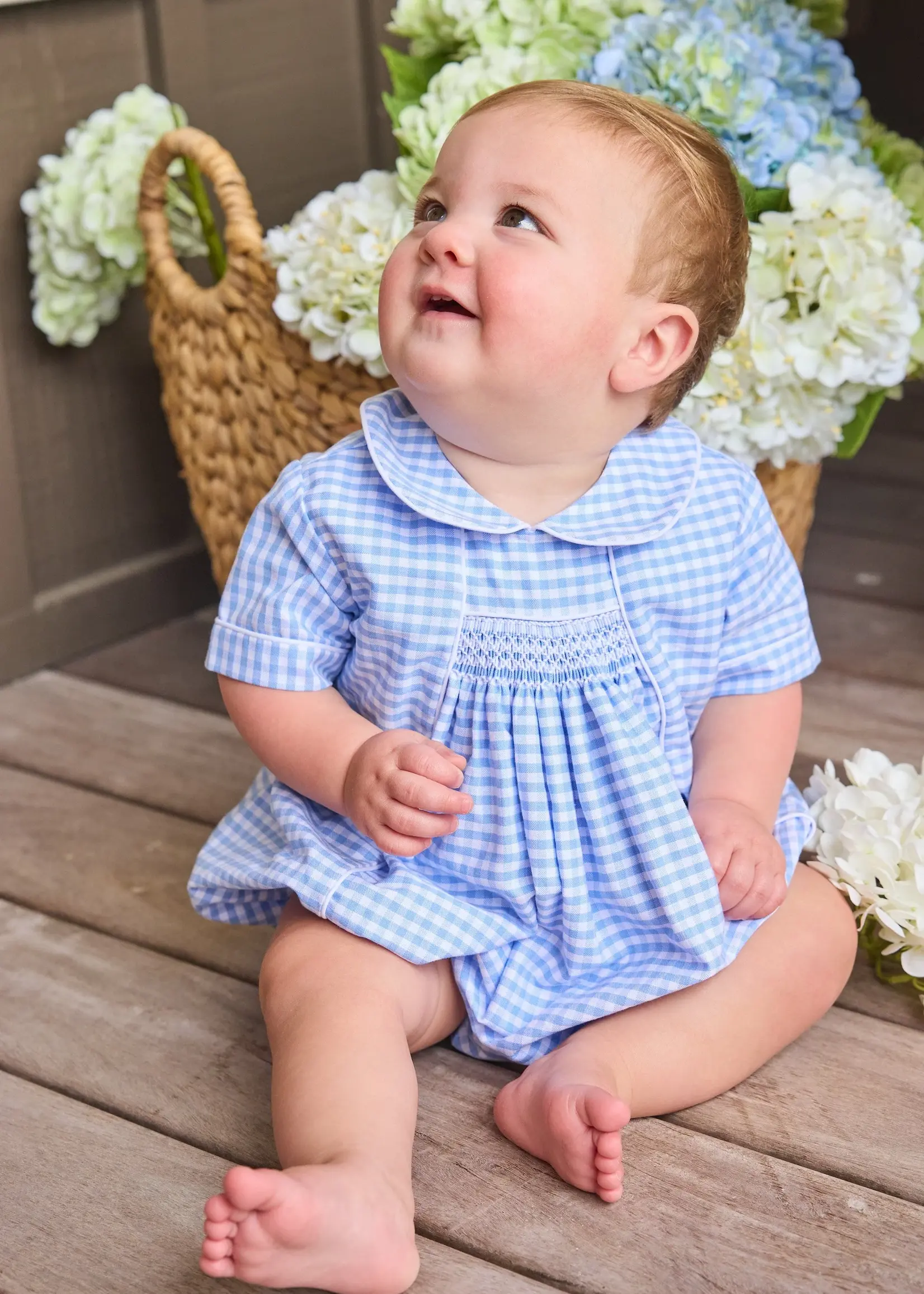 Little English Chest Smocked Bubble