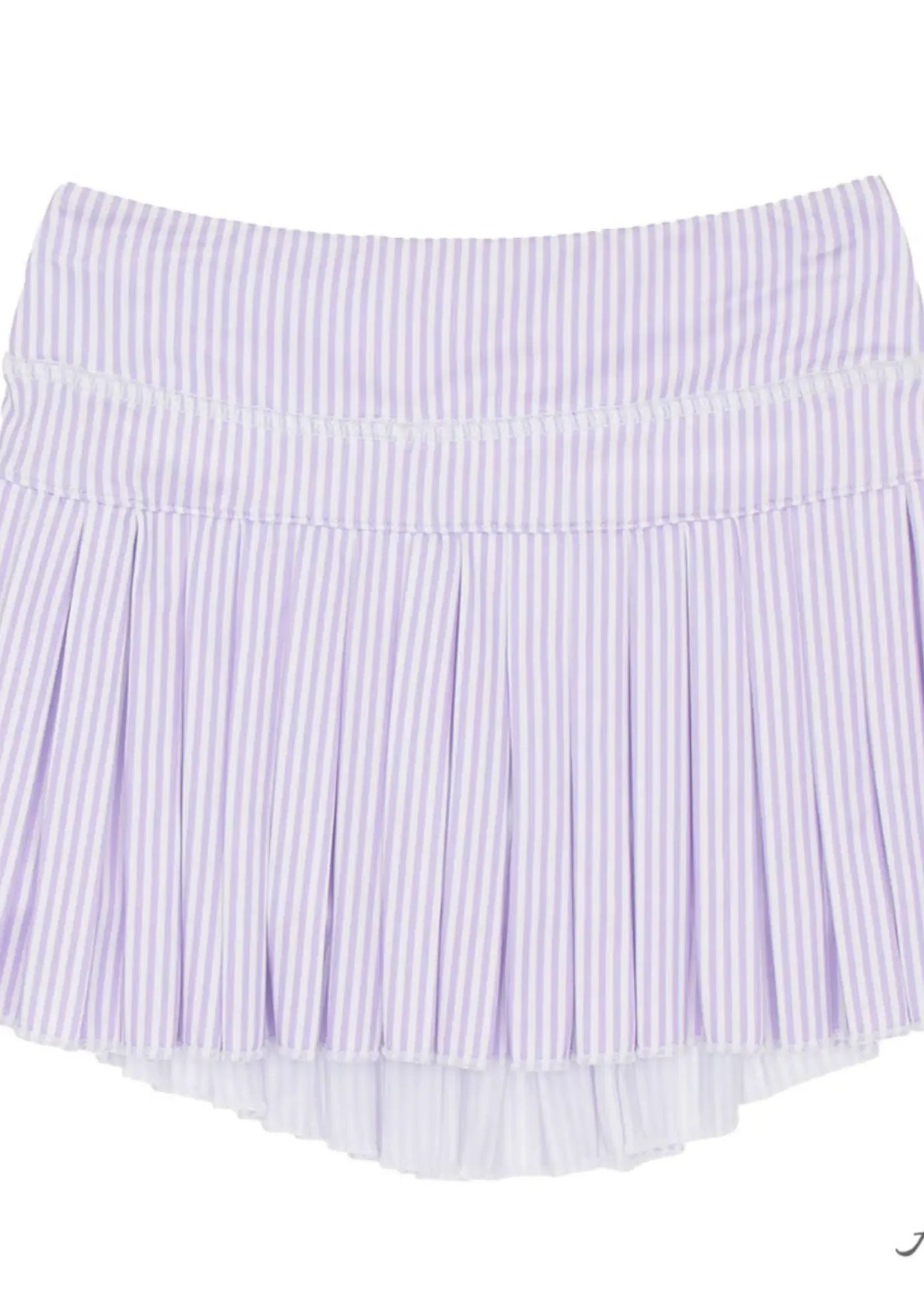 Azarhia Striped Mini Pleat Skort