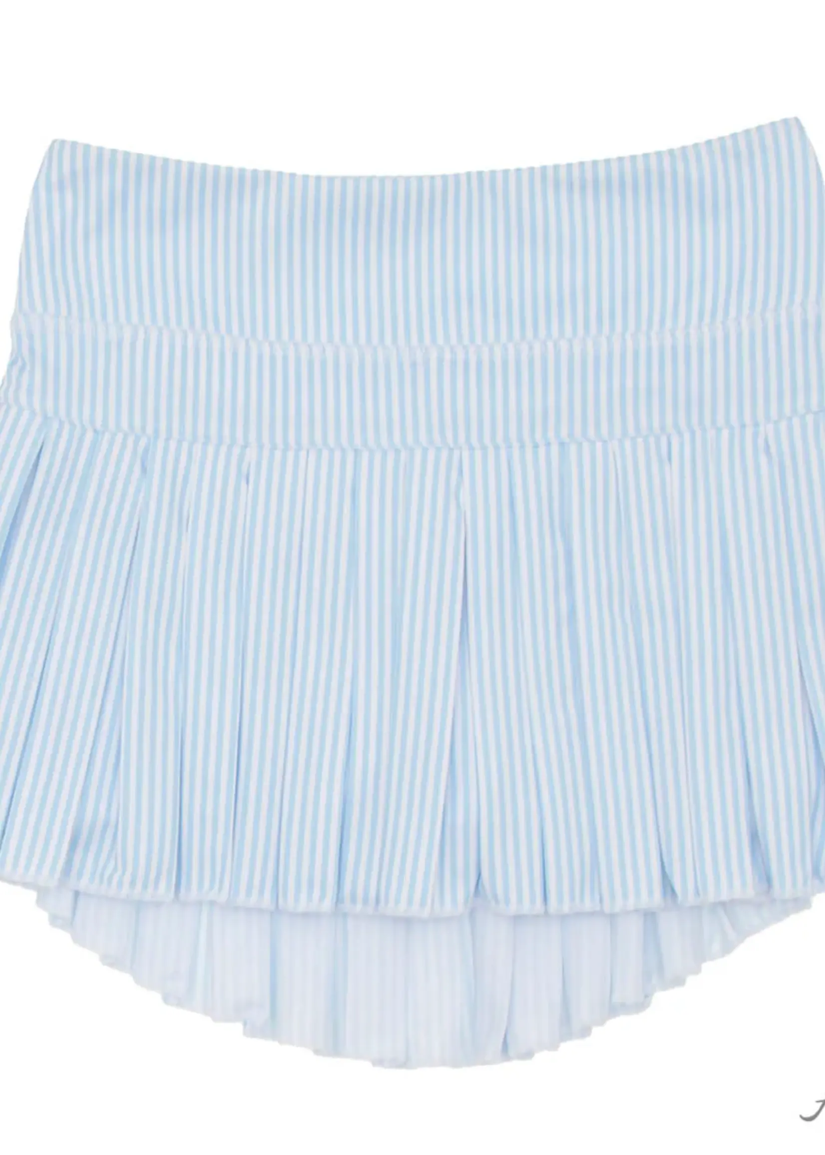 Azarhia Striped Mini Pleat Skort