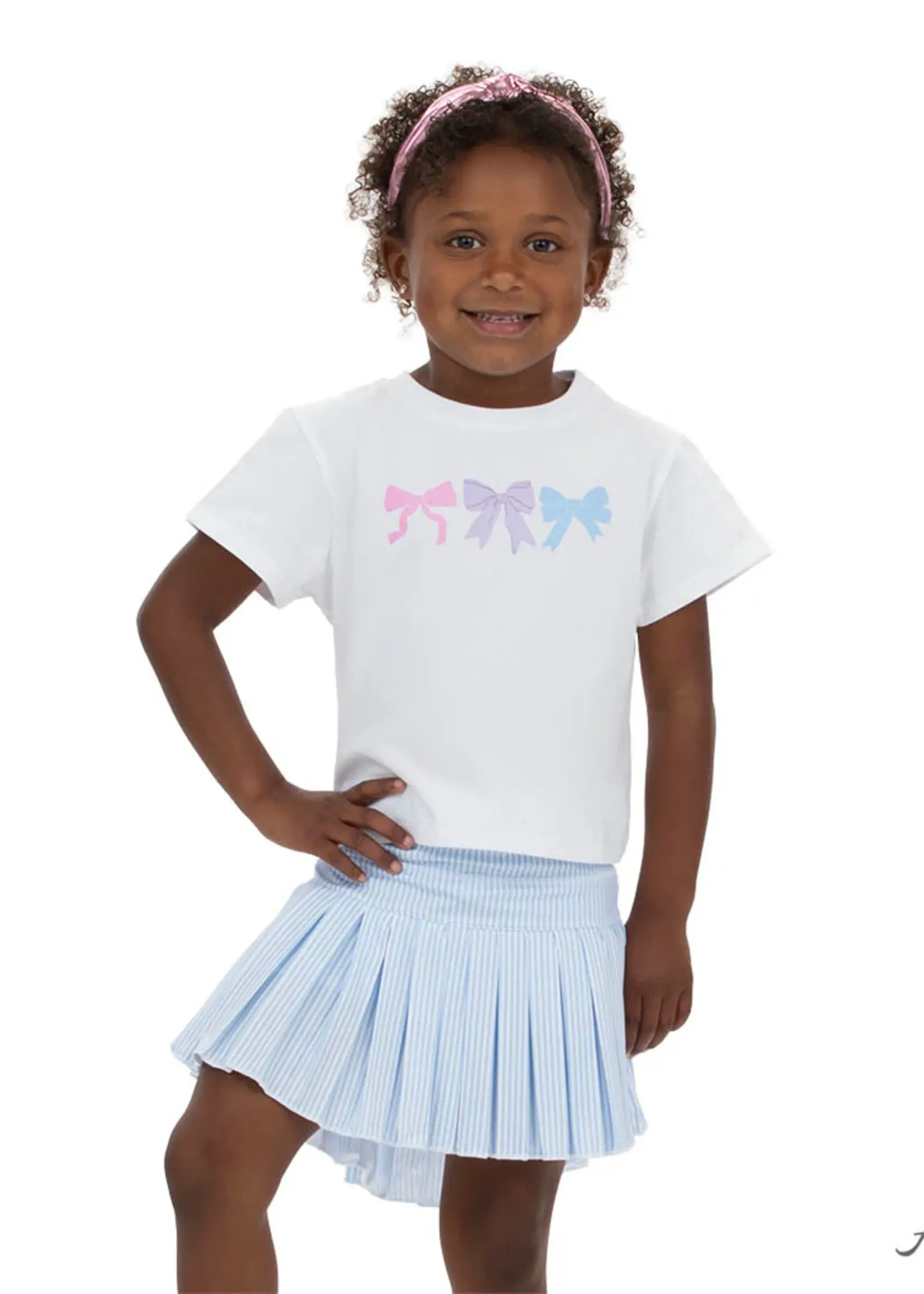 Azarhia Striped Mini Pleat Skort