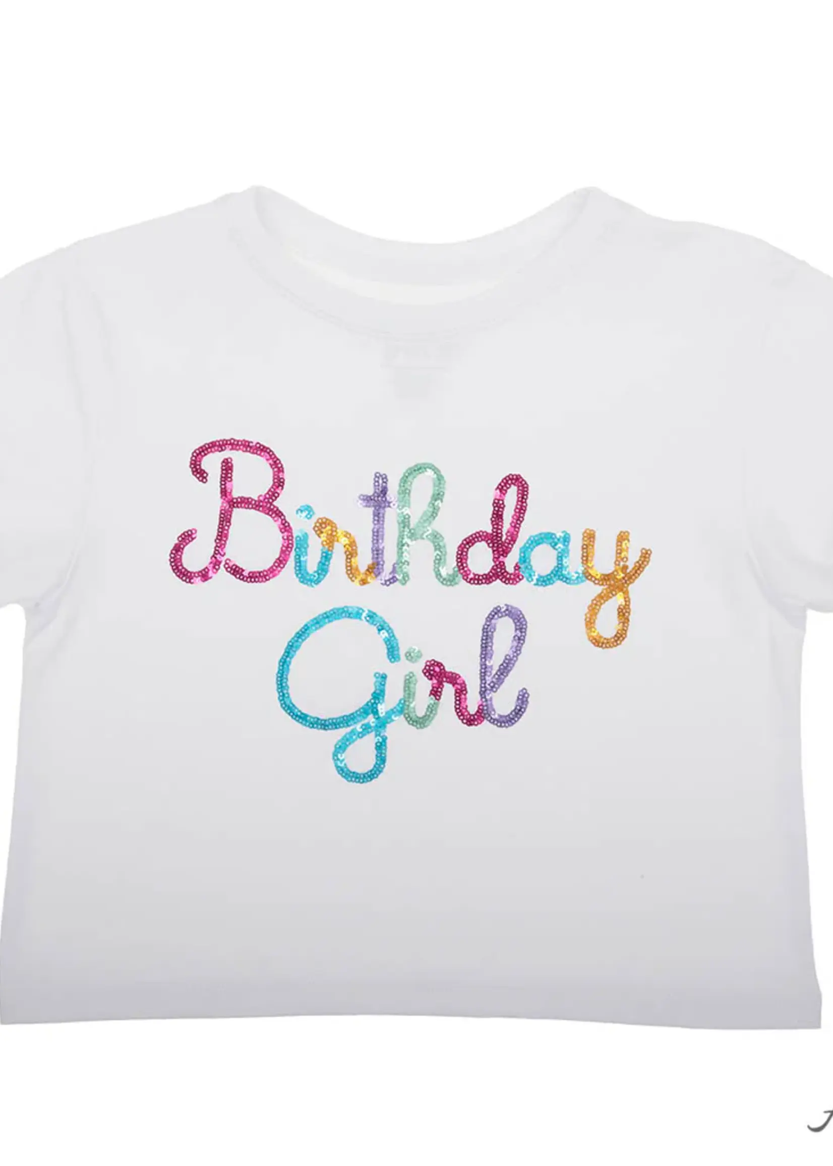 Azarhia Birthday Girl in Sequin Boxy T
