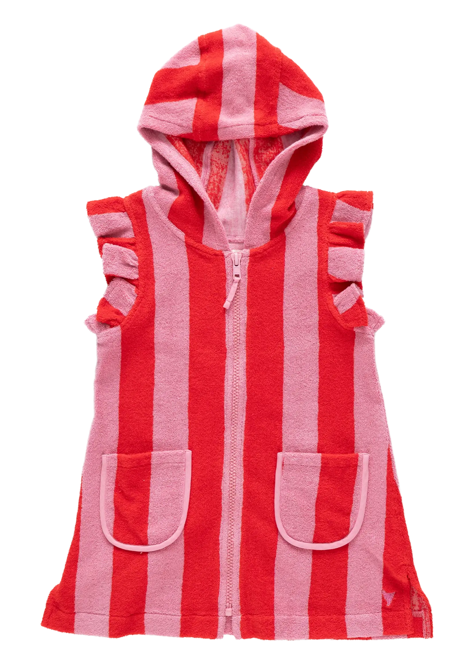 Pink Chicken Girls Terry Coverup