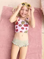 Pink Chicken Girls Via Tankini