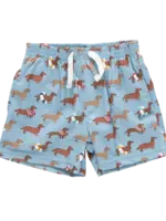 Pink Chicken baby boys swim trunk