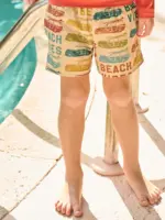 Pink Chicken boys swim trunk