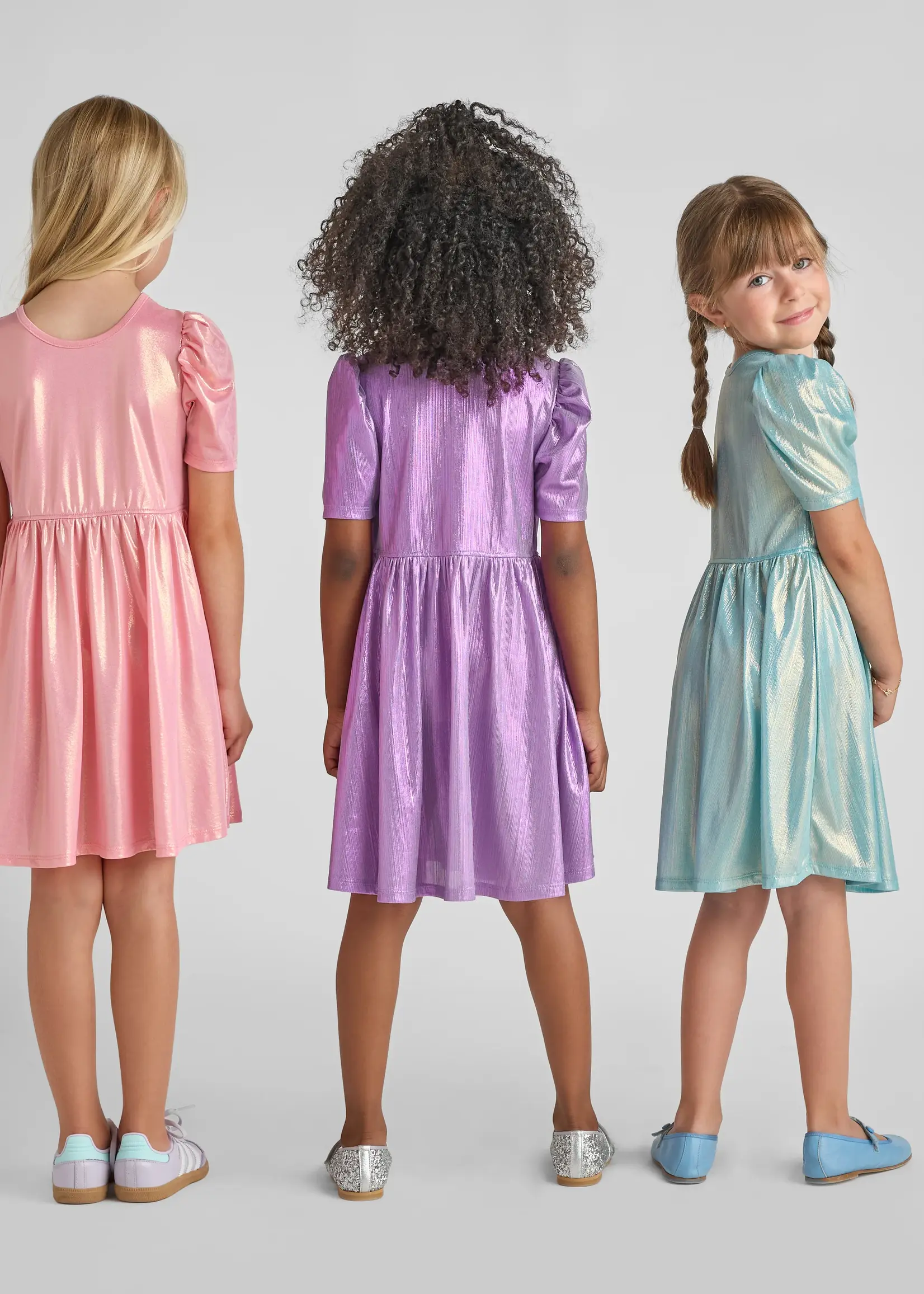 Pink Chicken Girls Lame Laurie Dress