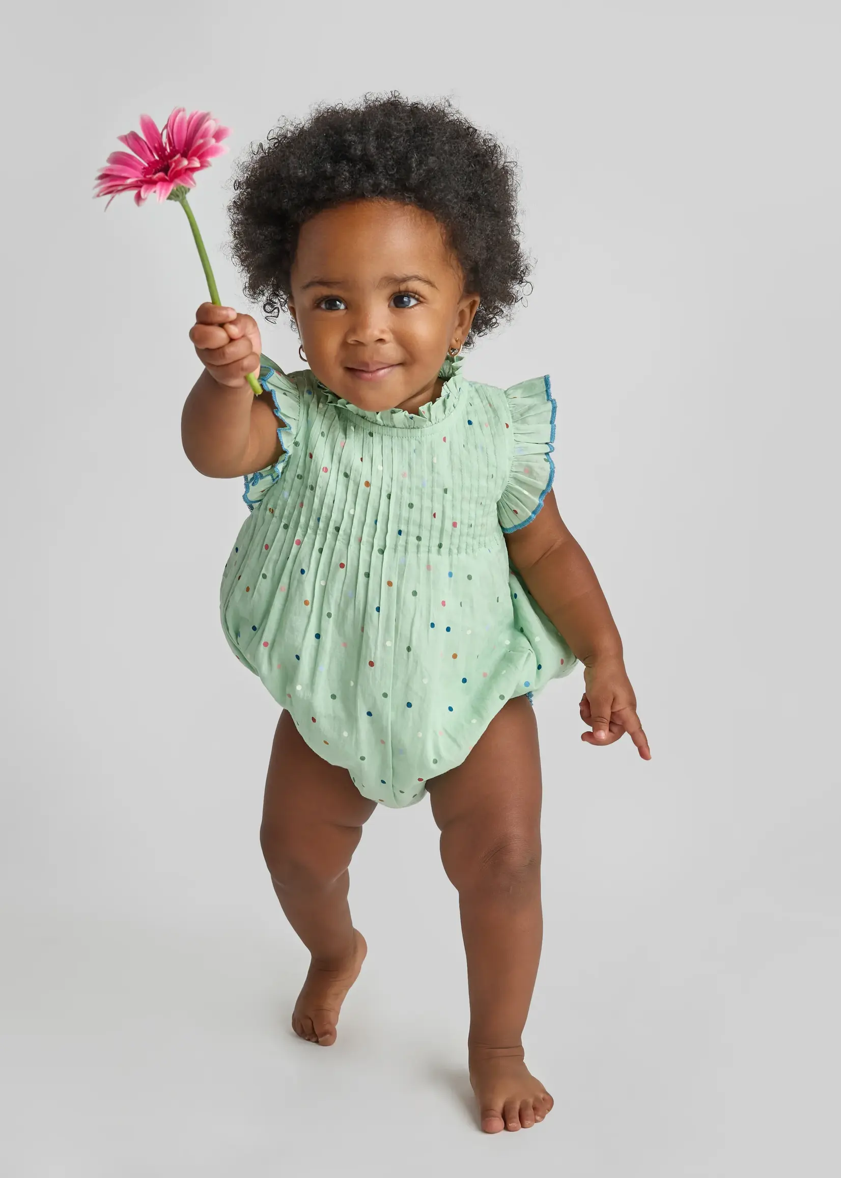 Pink Chicken Baby Girls Jaipur Bubble