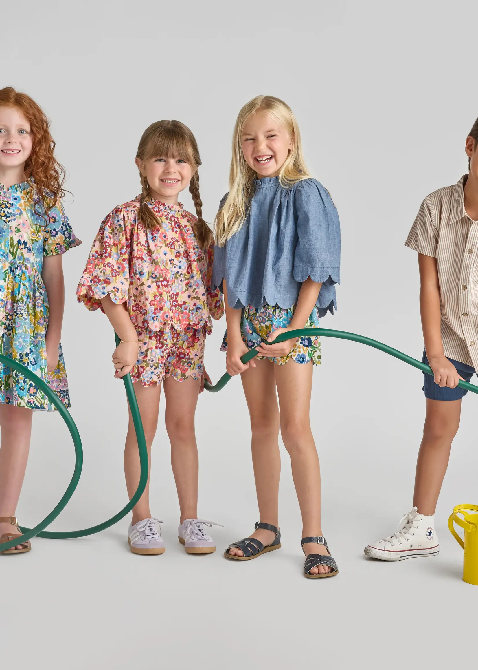 Pink Chicken Girls Scallop Misha Top