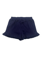Luigi Kids Solid Round Ruffle Trim Shorts