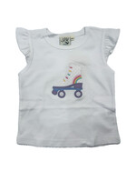 Luigi Kids Girls S/S Roller Skate Bow