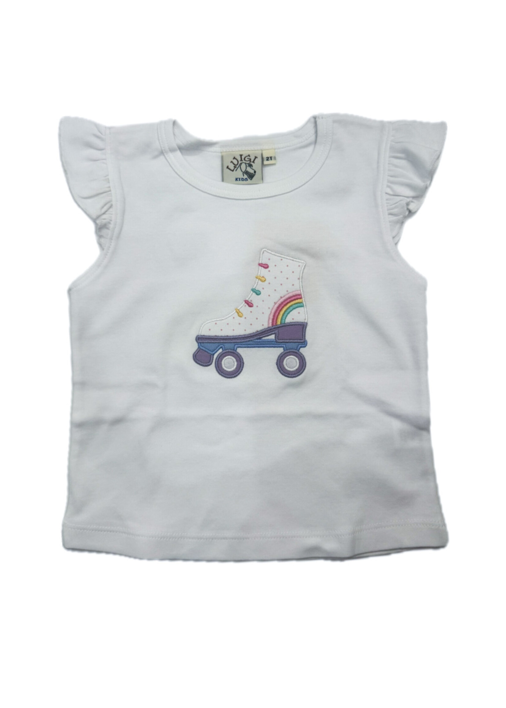 Luigi Kids Girls S/S Roller Skate Bow