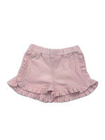 Luigi Kids Solid Round Ruffle Trim Shorts