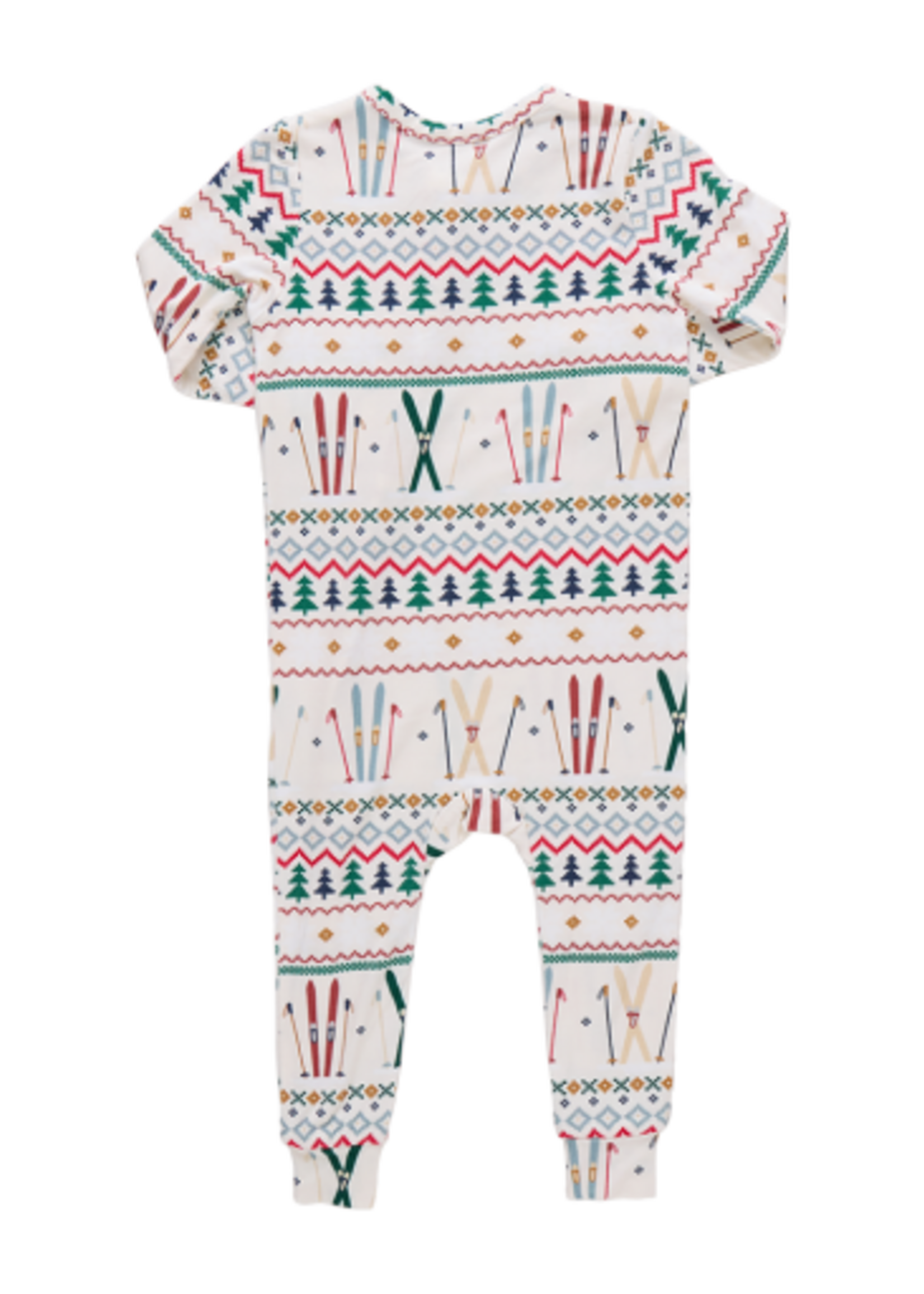 Pink Chicken baby bamboo romper