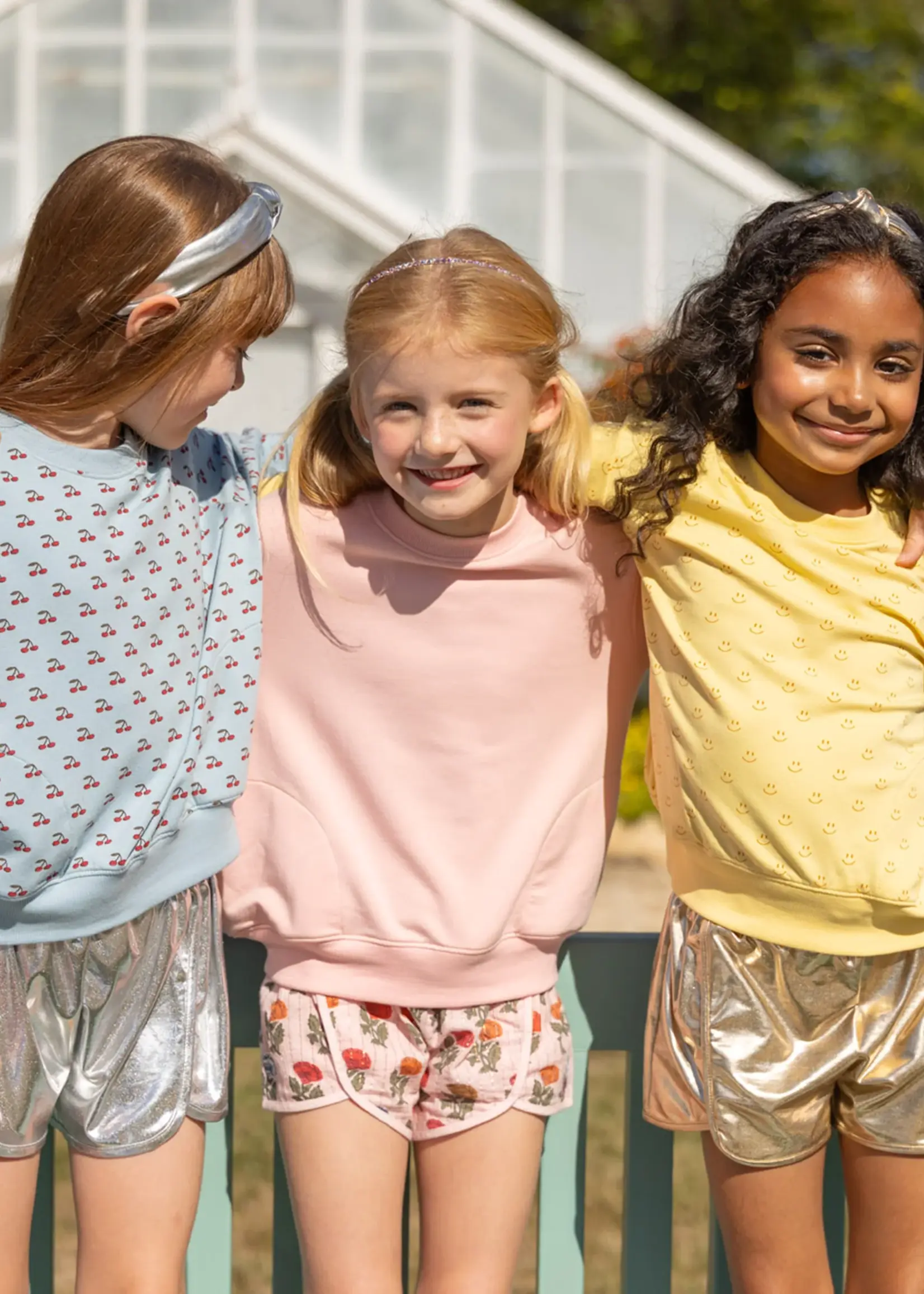 Pink Chicken Girls Millie Metallic Short