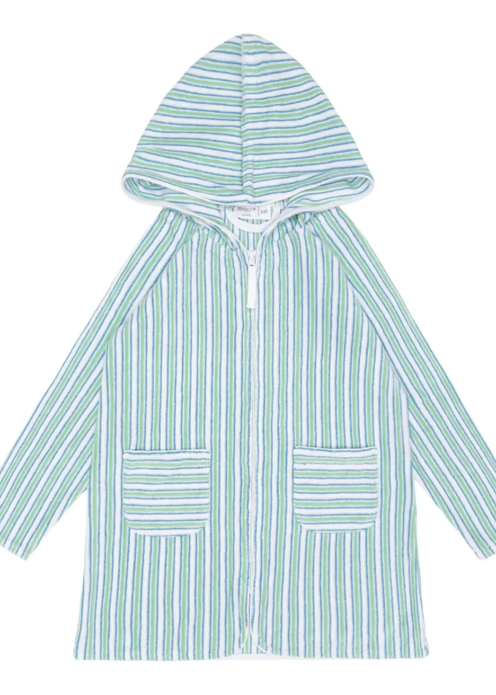 Minnow french terry hooded zipper