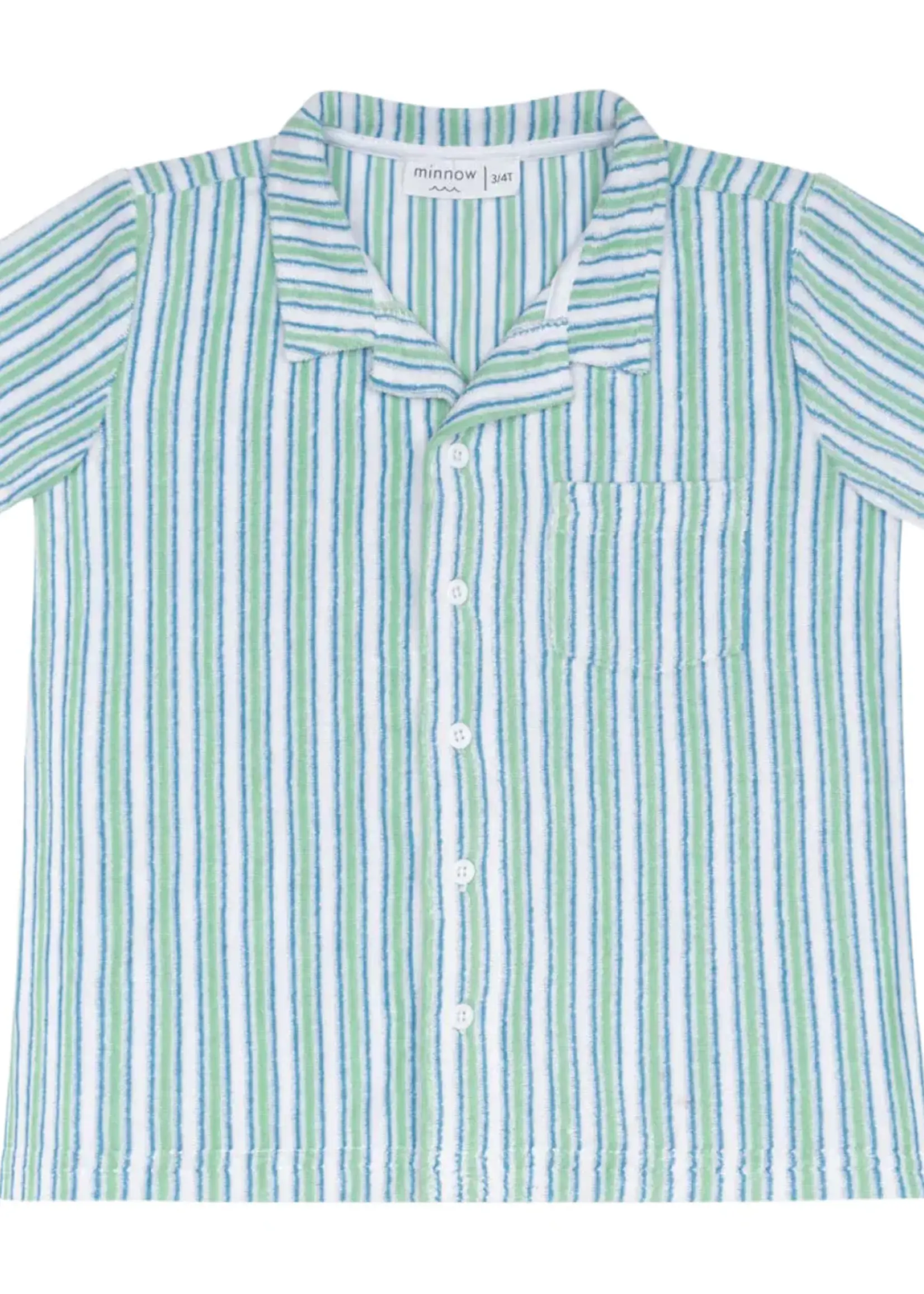 Minnow french terry button up