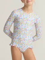 Minnow girls rashguard one piece
