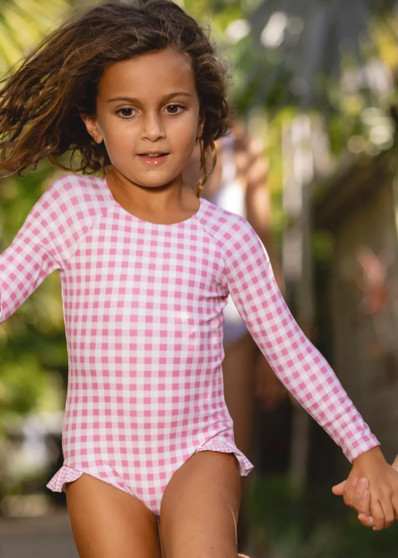 Minnow girls rashguard one piece