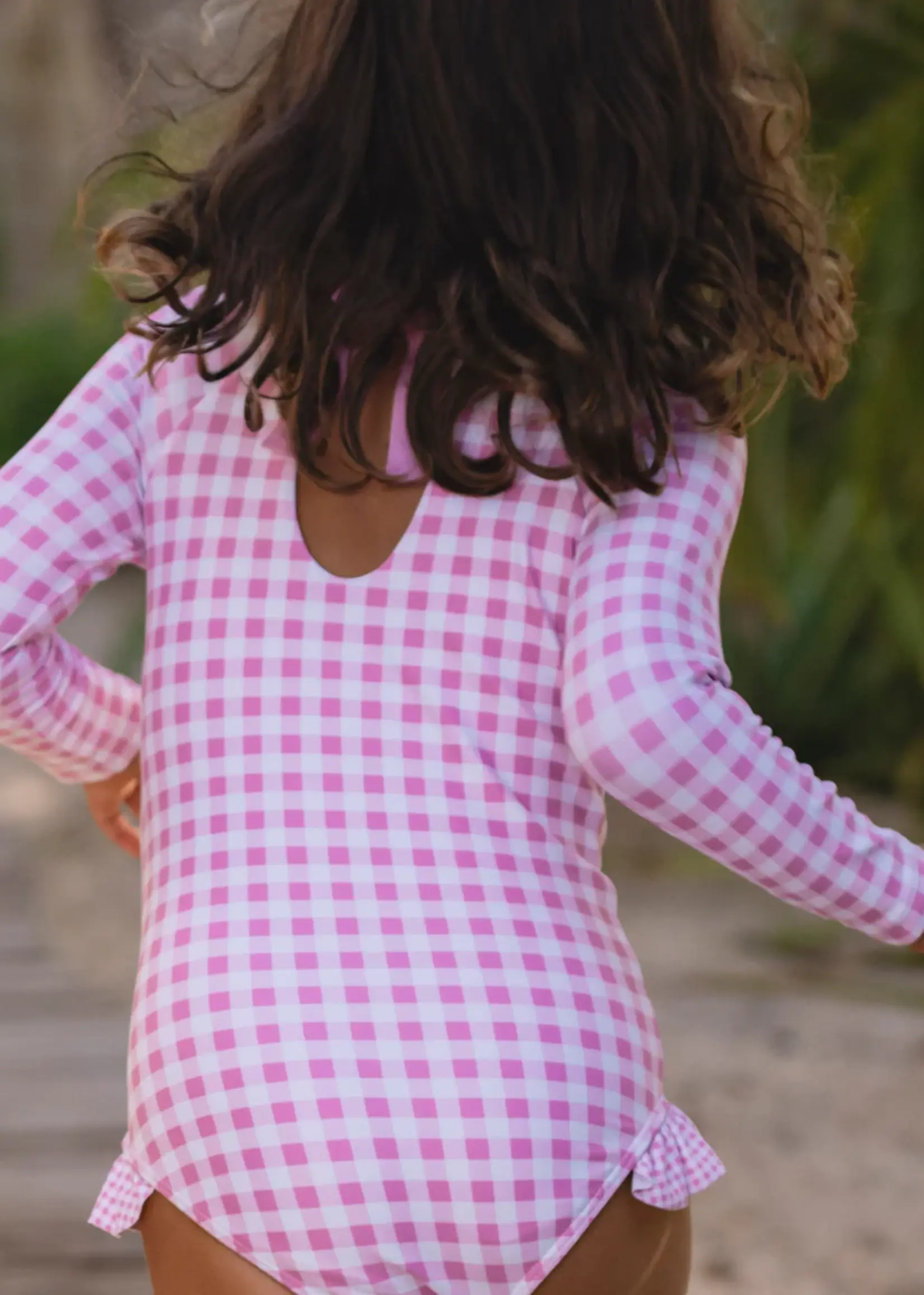 Minnow girls rashguard one piece