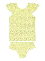 Minnow cap sleeve rashguard set